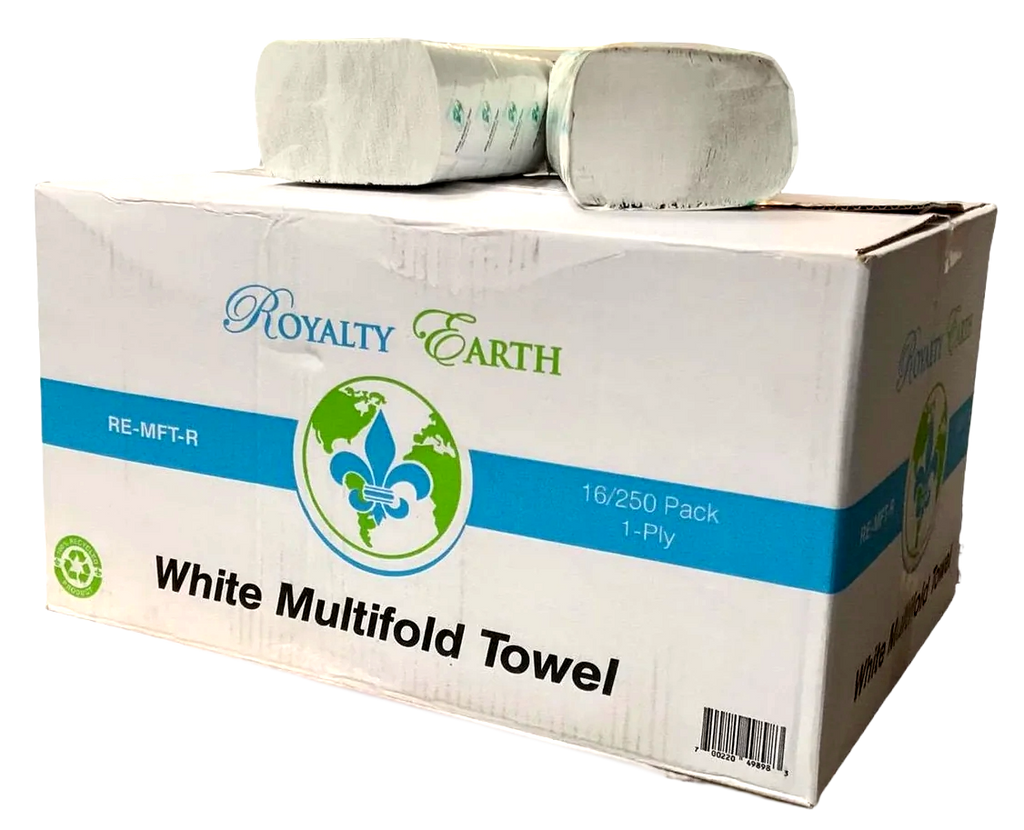 ROYALTY EARTH Multifold Paper Towels White
