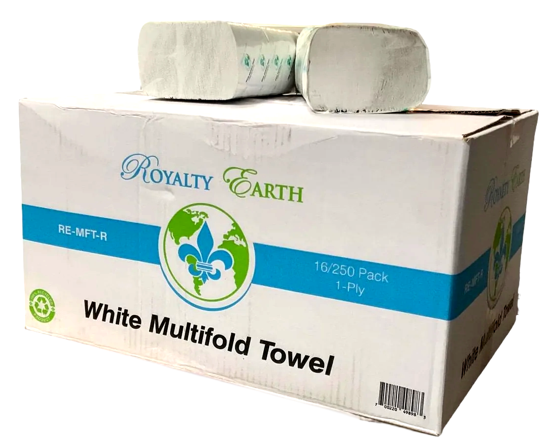 ROYALTY EARTH Multifold Paper Towels White